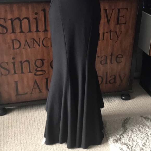 Black ZAC Zac Posen sleeveless evening dress - Picture 3 of 4